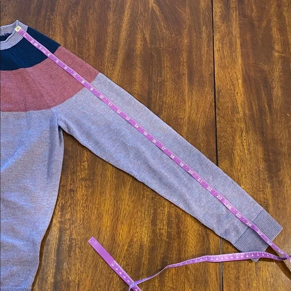 Smartwool Edgewood Colorblock Crew Sweater women’s XL - Picture 9 of 11